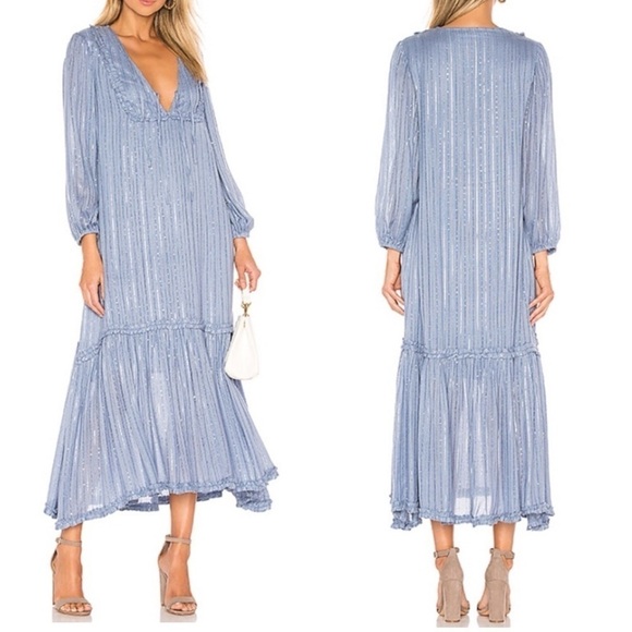 Sundress Maria Dress in Roma Powder Blue - Picture 1 of 9